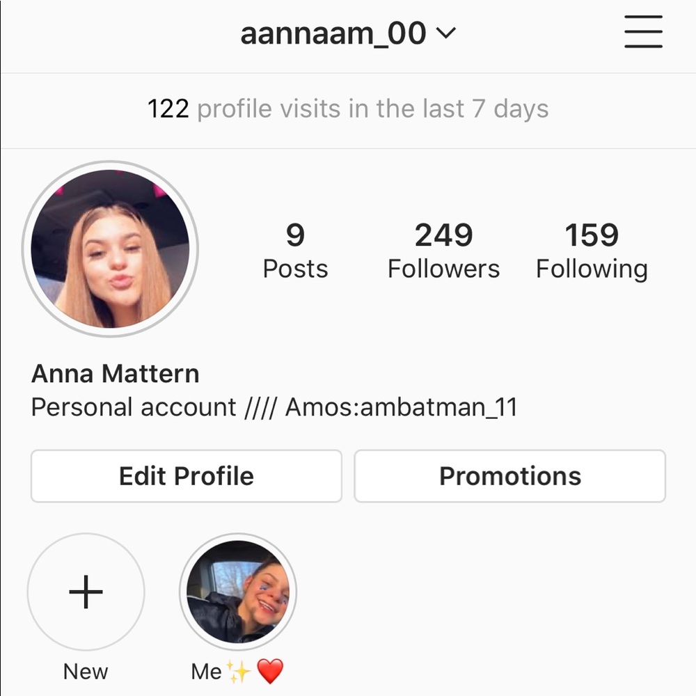 Follow me on insta